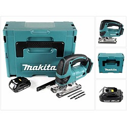 Makita DJV 180 Y1J Scie sauteuse sans fil 18V + 1x Batterie 1,5Ah + Coffret Makpac - sans chargeur