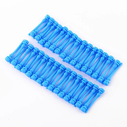 Avis Wewoo Ventilateur de refroidissement Vis d'ordinateur en caoutchouc silicone d'amortissement doux 60 PCS 40mm (bleu)