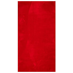 vidaXL Tapis HUARTE à poils courts doux et lavable rouge 80x150 cm