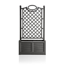 Ac-Deco Jardinière treillage - SEPARE - 80 cm - Anthracite