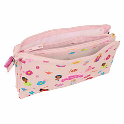 Avis Trousse Fourre-Tout Double Princesses Disney Summer adventures Rose 22 x 12 x 3 cm