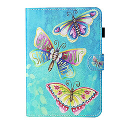 Etui en PU impression de motifs universelle papillon pour votre Apple iPad 9.7 pouces (2017)/(2018)/iPad Air (2013)/Air 2