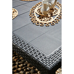 Acheter Alter Table de jardin rectangulaire, Made in Italy, 138x78x72 cm, couleur Anthracite