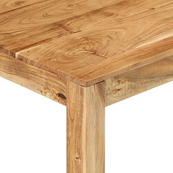 Avis Maison Chic Table basse,Table Console Table d'appoint, Table pour salon 80x80x40 cm Bois d'acacia massif -MN39059