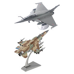 Acheter 2x 1:72 échelle Dassault Rafale France Fighter + JF-16I Alliage Avion Décor de Chambre