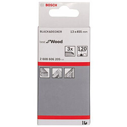 Bande abrasive pour ponceuses Bosch X440 Best for Wood and Paint X450 Expert for Metal 2608606205