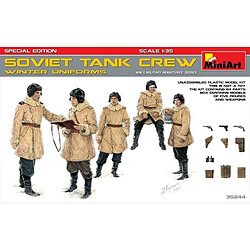 Mini Art Figurine Mignature Soviet Tank Crew (winter Uniforms) Special Edition