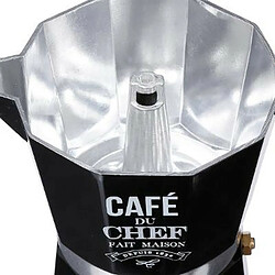 Cafetière en Métal Italienne 18cm Noir