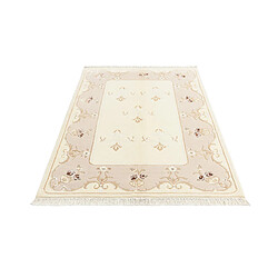 Avis Vidal Tapis de laine 183x127 beige Darya