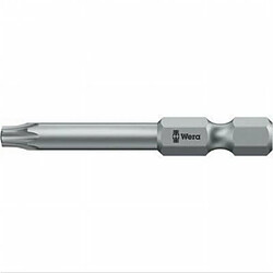 Wera TORX - Tieflochbit - 89 mm 05 060050 001 TR 10 6,3 mm (1/4``) Sechskant DIN 3126-C 6,3, ISO (05 060050 001) pas cher