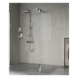 Colonne de douche thermostatique NOVELLINI EASY2 125 cm en chrome