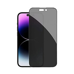 Film De Verre Anti-Espion Phonecare Compatible avec Apple iPhone 16 - Transparent/Noir