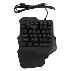 Universal Clavier mécanique jeu main gauche clavier souris pour le jeu lol dota pour le jeu puborg