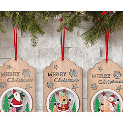 Avis C112 3PCS Décoration de Noël Christmas Christmas Creux Creux Pendentif Arbre de Noël Scène Décoration Ornements de Noël