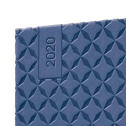 SIGEL J0101 Agenda semainier Jolie 2020, couverture rigide, 13, 5 x 20, 3 cm, bleu foncé