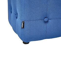 Acheter Beliani Ottoman WISCONSIN Bleu 36 cm 36 cm