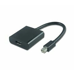 Disney Microconnect MDPHDMI6B Mini DisplayPort HDMI Black