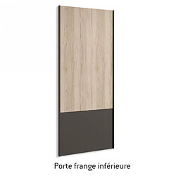 Avis Inside 75 Armoire 2 portes coulissantes suspendues 198,1 x 220 cm couleur Polar frange inférieure Cosmic