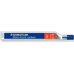 Recharge de mine Staedtler Mars Micro Carbon 2B 0,5 mm (12 Unités)