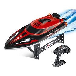 TechKidz Bateau télécommandé 2.4Ghz 25Km/h - Modèle SpeedBoat Noir / Rouge