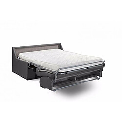 Acheter Inside 75 Canapé convertible FRANCE matelas 16cm système express sommier lattes 120cm microfibre graphite