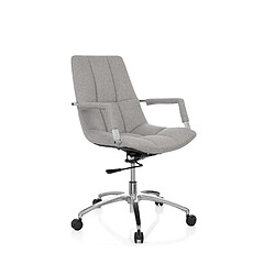 Avis Chaise de bureau / siege pivotant SARANTO tissu gris clair hjh OFFICE