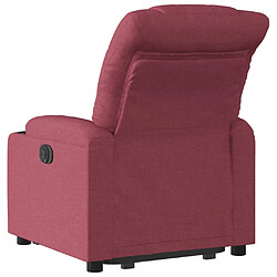 Acheter vidaXL Fauteuil inclinable rouge bordeaux tissu