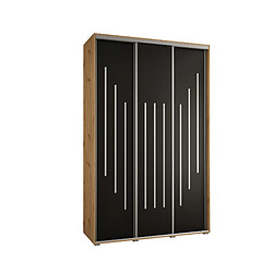 Abiks Meble Armoire DAVOS 8 À Portes Coulissantes 235,2/150/45 3 Portes