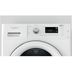 Sèche-linge à condensation 60cm 8kg b blanc - fftcm118xbfr - WHIRLPOOL pas cher