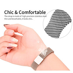 Acheter Bracelet Milanese Boucle Magnétique pour Phonecare para Samsung Galaxy Fit3 - Prata