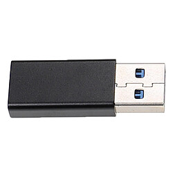 vhbw 2x Adaptateurs USB type C (f) vers USB 3.0 (m) pour smartphone, ordinateur portable - Adaptateur USB, noir