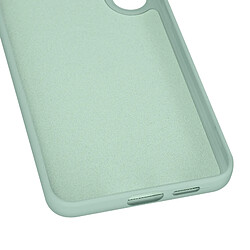 Avizar Coque pour Samsung Galaxy S24 Bague Support Silicone Flexible Vert Pâle