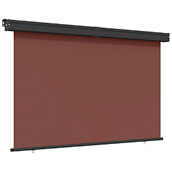 vidaXL Auvent latéral de balcon 145x250 cm Marron