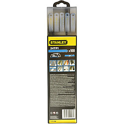 Stanley - Lame de scie à métaux bi-Laser HSS Longueur 300 mm 24D/pouce (boîte 100)