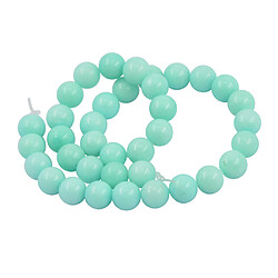 1 brin de 15 pouces amazonite bleu naturel en vrac pierres précieuses rondes 10mm