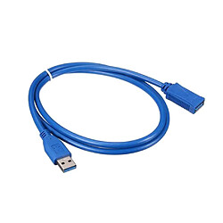 Câble USB3.0 A mâle à femelle Extension de câble super-vitesse 1.5M