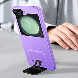 Avis Avizar Coque pour Samsung Galaxy Z Flip 5 Béquille Support série Classic Stand Violet