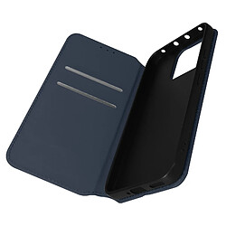 Avizar Housse pour Xiaomi 13 clapet magnétique porte-carte Support vidéo Bleu