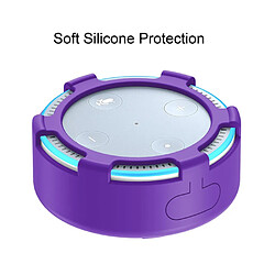 Coque en silicone violet pour votre Amazon Echo Dot 2