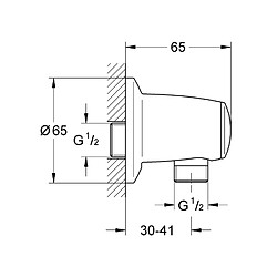 Grohe COUDE A ENCASTRER MOVARIO