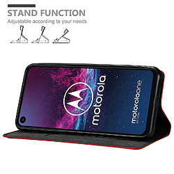 Cadorabo Coque Motorola ONE ACTION Etui en Rouge