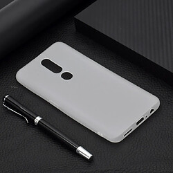 Wewoo Coque Souple Pour étui en TPU OPPO F11 Pro Candy Color Blanc