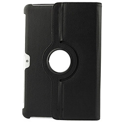 Avis Wewoo Housse Étui noir pour Samsung Galaxy Tab 2 10.1 / P5100 360 degrés Rotatif Litchi Texture en cuir avec support