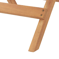 Beliani Table de jardin en bois clair JAVA pas cher