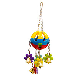 Acheter Oiseau perroquet jouets suspendus cloche oiseau cage animal hamac balançoire type de jouet 3