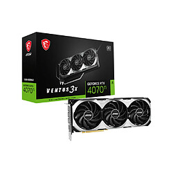 MSI GEFORCE RTX 4070 TI VENTUS 3X E 12G OC graphics card