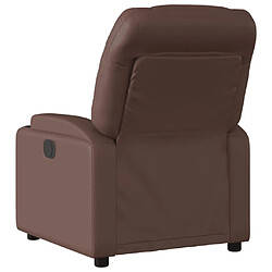 Avis vidaXL Fauteuil de massage inclinable électrique marron similicuir