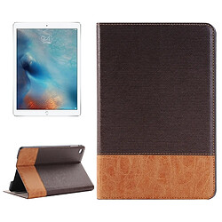 Wewoo Smart Cover marron pour iPad Pro 12,9 pouces Cross & peau de mouton Texture horizontale Flip étui en cuir avec Holder & Card Slots & Wallet