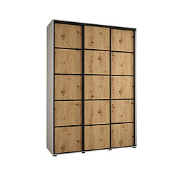 Abiks Meble Armoire DAVOS 4 À Portes Coulissantes 235,2/180/45 3 Portes