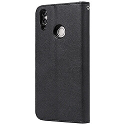 Avis Wewoo Housse Coque Pour Huawei Honor 8C Étui de protection à rabat horizontal de couleur unie avec support et fentes cartes et portefeuille et cadre photo et lanière noir